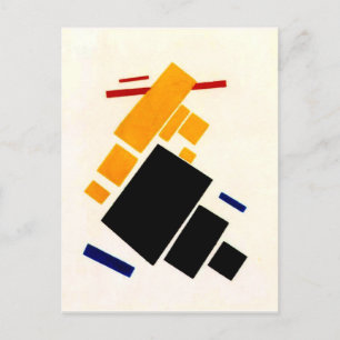 Malevich - Suprematismus, Flugzeug Feiertagspostkarte