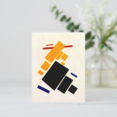 Malevich - Suprematismus, Flugzeug Feiertagspostkarte (Stehend Vorderseite)