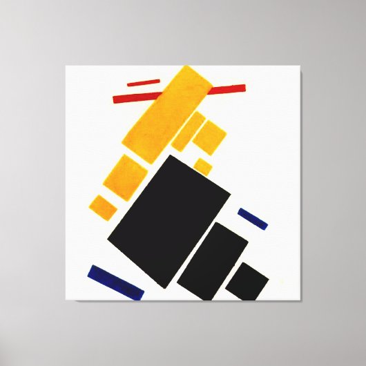 Malevich - Suprematismus, Flugzeug Leinwanddruck (Vorderseite)