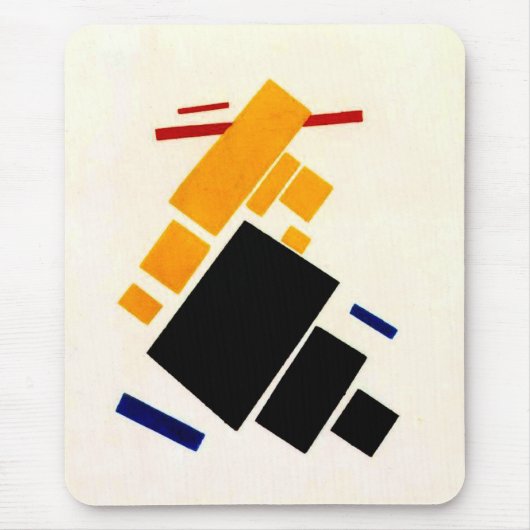 Malevich - Suprematismus, Flugzeug Mousepad (Vorne)