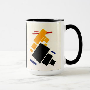 Malevich - Suprematismus, Flugzeug Tasse