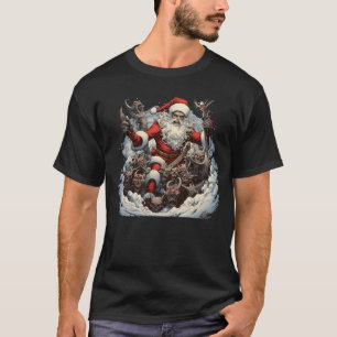 Malevoly Santa Shirt: Eine Drehung für einen Urlau T-Shirt