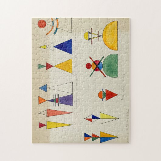 Malfiguren von Wassily Kandinsky Puzzle (Vertikal)