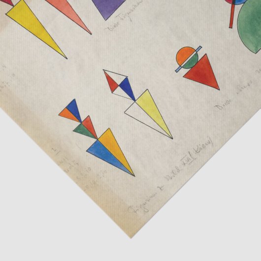 Malfiguren von Wassily Kandinsky Seidenpapier (Ausschnitt)