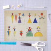 Malfiguren von Wassily Kandinsky Seidenpapier (Handwerk)