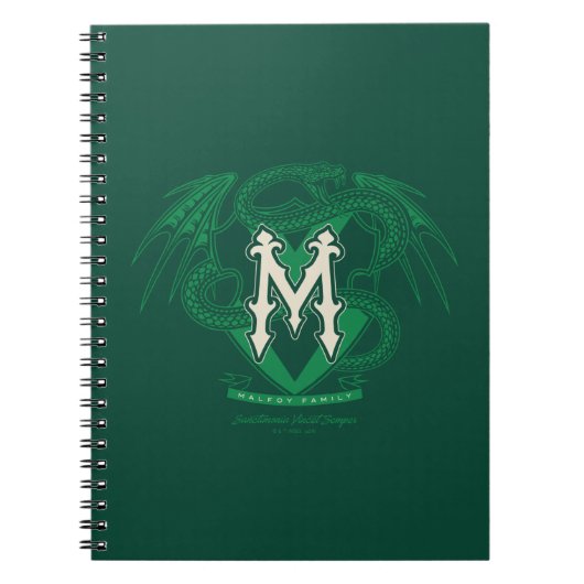 Malfoy Familienwappen Graphic Notizblock (Vorderseite)