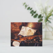 Malgeschenke für Musikinstrumente Postkarte (Stehend Vorderseite)