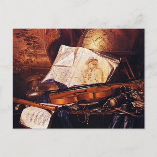 Malgeschenke für Musikinstrumente Postkarte (Vorderseite)