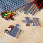 MalGirl mit Blick auf das Mittelmeer J Puzzle (Seite)