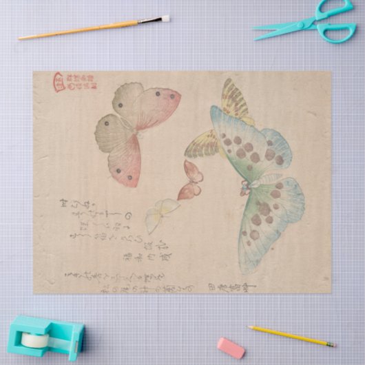 Malhandbuch der Schmetterlinge von Shunman Seidenpapier (Basteln)