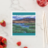 Malheur Bird Refuge Napkin Serviette (Beispiel)