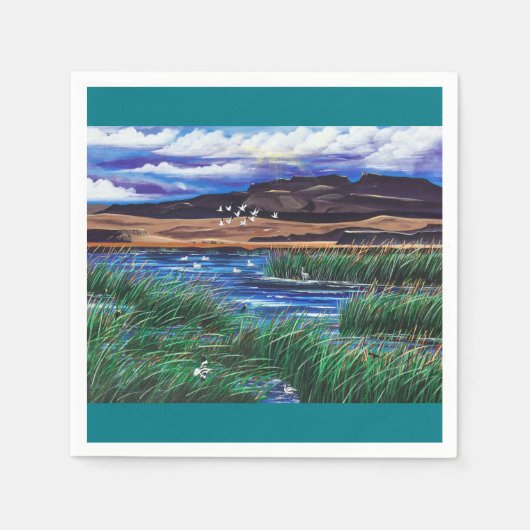 Malheur Bird Refuge Napkin Serviette (Vorderseite)