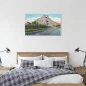 Malheur Butte & River, Oregon View Leinwanddruck (Insitu (Schlafzimmer))