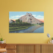 Malheur Butte & River, Oregon View Leinwanddruck (Insitu (Wohnzimmer))