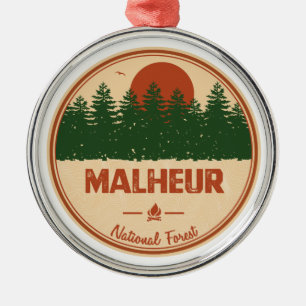 Malheur National Forest Ornament Aus Metall