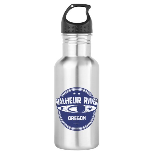 Malheur River Oregon Kayaking Edelstahlflasche (Vorderseite)
