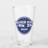 Malheur River Oregon Kayaking Glas (Vorderseite)