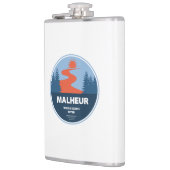 Malheur Wild und Landschaftlicher Fluss Oregon Flachmann (Links)