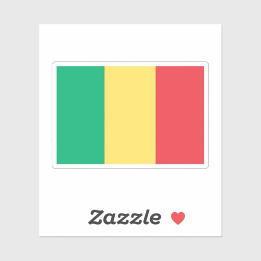 Mali Aufkleber (Blatt)