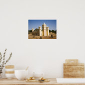 Mali, Bamako. Moschee, Bamako-Djenne-Straße Poster (Küche)