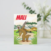 Mali chiwara postkarte (Stehend Vorderseite)