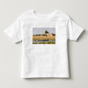 Mali, Djenne. Bani-Fluss bei Djenne Kleinkind T-shirt