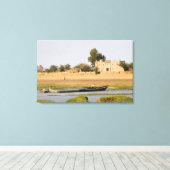 Mali, Djenne. Bani River bei Djenne Leinwanddruck (Insitu (Holzboden))