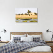 Mali, Djenne. Bani River bei Djenne Leinwanddruck (Insitu (Schlafzimmer))