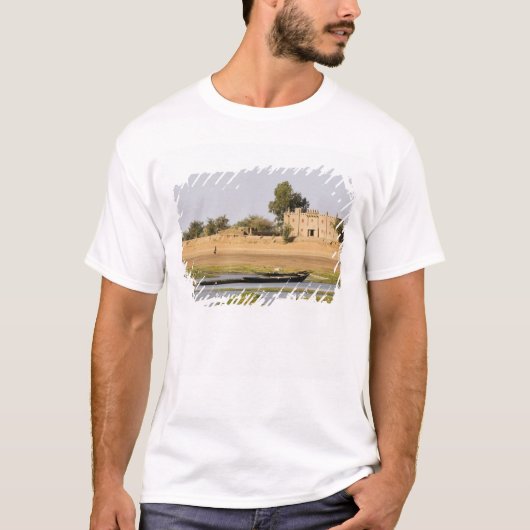 Mali, Djenne. Bani River bei Djenne T-Shirt (Vorderseite)