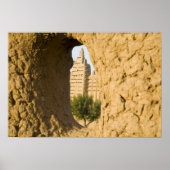 Mali, Djenne. Große Moschee 2 Poster (Vorne)