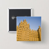 Mali, Djenne. Große Moschee Button (Vorne & Hinten)