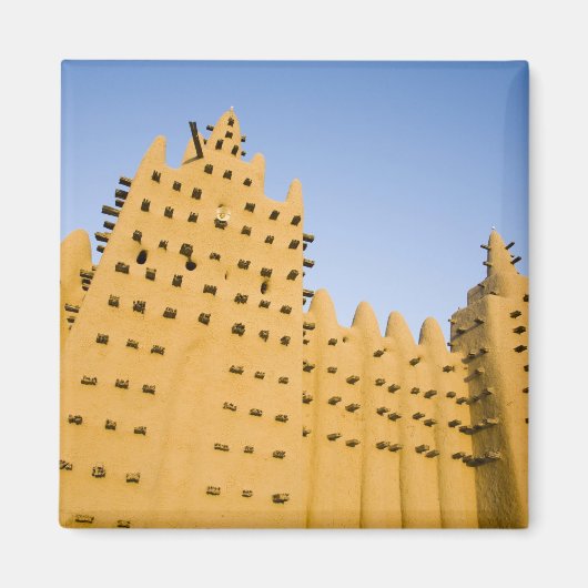 Mali, Djenne. Große Moschee Magnet (Vorne)