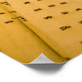 Mali, Djenne. Große Moschee Poster (Ecke)