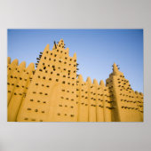 Mali, Djenne. Große Moschee Poster (Vorne)