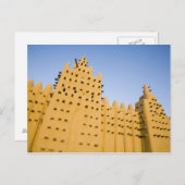 Mali, Djenne. Große Moschee Postkarte (Vorne/Hinten)