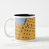 Mali, Djenne. Große Moschee Zweifarbige Tasse (Links)