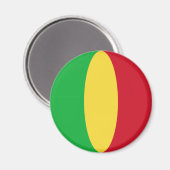 Mali Fisheye Flag Magnet (Vorderseite/Rückseite)