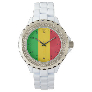 Mali Flag Armbanduhr