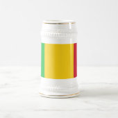 Mali Flag Bierglas (Mittel)