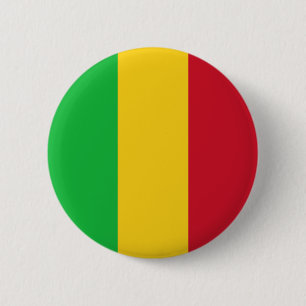 Mali Flag Button