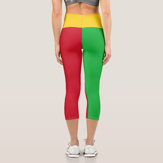 Mali Flag Capri Leggings (Rückseite)