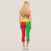 Mali Flag Capri Leggings (Rückseite)