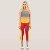 Mali Flag Capri Leggings (Vorderseite)