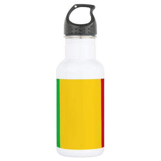 Mali Flag Edelstahlflasche (Vorderseite)