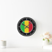 Mali Flag Elegante Runde Wanduhr (Zuhause)