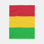 Mali Flag Fleecedecke (Vorderseite)