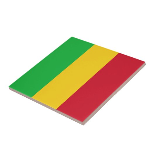 Mali Flag Fliese (Seite)