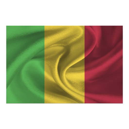 Mali Flag Fotodruck (Vorne)