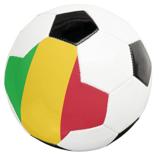 Mali Flag Fußball (Dreiviertel)