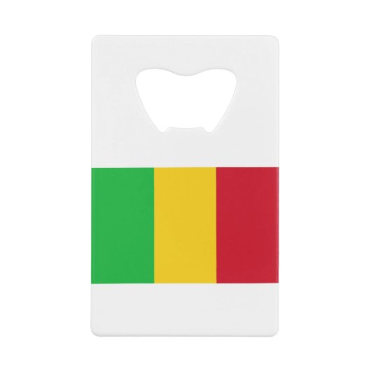 Mali Flag Geldbeutel Flaschenöffner (Vorderseite)